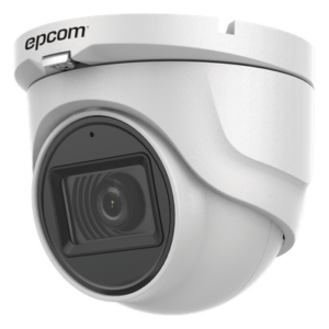 EPCOM PROFESSIONAL E50-TURBO-G2/A – Cámara Turret TURBOHD / 5 Megapixel / Lente 2.8 mm / Ángulo 85.5° / IR 30 m (98.4 ft) / IP67 / 4 Tecnologías / Audio por Coaxitron