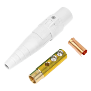 EPCOM PROAUDIO EPCAMLOCK400AFWHITE – Conector Camlock / 400 A / Hembra / 600V AC / 50-95 mm² / Blanco