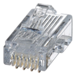 PANDUIT MP588-C – Plug RJ45 / Cat5e / 24-26 AWG / 50 µin Oro / 2500 Ciclos / PoE++ / -10 a 60°C / Paquete 100 pzas