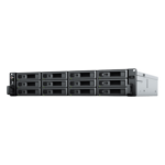 SYNOLOGY RS2423PLUS – Servidor NAS Rack / 12 Bahías / 2U / Hasta 216 TB (expansible a 432 TB) / Rendimiento 3,500/1,700 MB/s / 10GbE / Fuentes Redundantes / Alta Disponibilidad