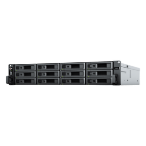 SYNOLOGY RS2423PLUS – Servidor NAS Rack / 12 Bahías / 2U / Hasta 216 TB (expansible a 432 TB) / Rendimiento 3,500/1,700 MB/s / 10GbE / Fuentes Redundantes / Alta Disponibilidad