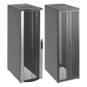 HOFFMAN PSCPC20610B – Gabinete de Telecomunicaciones / 42 UR / 600 mm (2 ft) Ancho / 1000 mm (3.3 ft) Profundidad / Flujo de Aire Pasivo / Negro