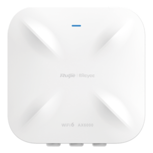 RUIJIE RG-RAP6260(H)-D – Punto de Acceso Mesh Wi-Fi 6 / Dual Banda 2.4/5 GHz / 5.95 Gbps / MU-MIMO 4x4 / Puerto 2.5G y SFP / IP68 / -40°C a 65°C