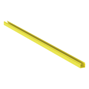 PANDUIT HS2X2YL6NM – Canaleta 2x2 sin Tapa / PVC 94V-0 / 1.8 m (6 ft) / Amarillo / Radio Curvatura 2'