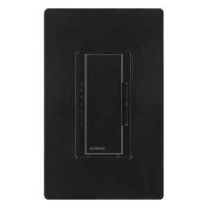 LUTRON ELECTRONICS MACL153MBL – Atenuador Maestro C•L / 120 V 60 Hz / 150 W LED-CFL o 600 W incandescente-halógeno / unipolar, 3 vías o multilocalización con MA-R / no requiere neutro / negro