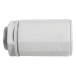 GEWISS DX-43-216 – Conector de Tubería Rígida a Caja / PVC Auto-extinguible / 16 mm / IP65 / -24°C a 60°C / Libre de Halógenos
