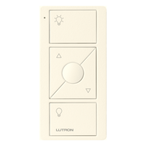 LUTRON ELECTRONICS PJ23BRLTBIL01 – Control Remoto Inalámbrico / 3 Botones / Encendido, Apagado e Intensidad / Compatible Caseta, RA2 Select, RadioRA 2 y Vive / Color Biscuit