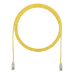 PANDUIT UTP28SP3YL – Cable de Parcheo Cat6 / UTP 28AWG / 3.8 mm Diámetro / 0.91 m (3 Pies) / Amarillo / CM-LSZH / PoE BT