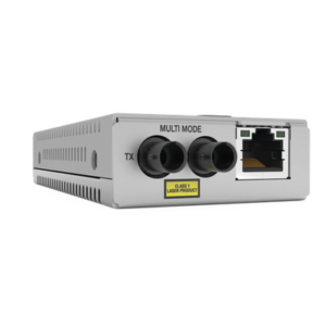 ALLIED TELESIS AT-MMC200LX/ST-960 – Convertidor de medios / Monomodo / 10/100TX a 100LX/SC / 20 km (65,6 ft) / TAA Federal / Full Duplex