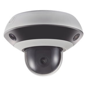 HIKVISION DS-2PT3326IZ-DE3(B) – Mini Domo PanoVu 2 Megapixel / 1 PTZ 4X Zoom + 3 Lentes Panorámicos 360° / H.265 / 10 mts IR / Uso en Interior / PoE+ / dWDR / Micro SD