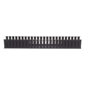 PANDUIT G4X4BL6 – Canaleta Ranurada de PVC / 4.25 in Ancho / 4.10 in Alto / 6 ft Largo / Base Tipo G / Sin Tapa