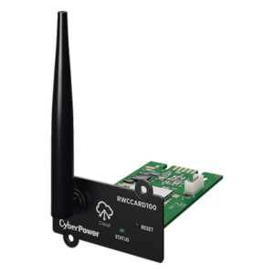 CYBERPOWER RWCCARD100 – Tarjeta de Monitoreo Remoto / Wi-Fi 802.11b/g/n / Administración Cloud / Hot-Swappable / 54x36.6x76.2 mm