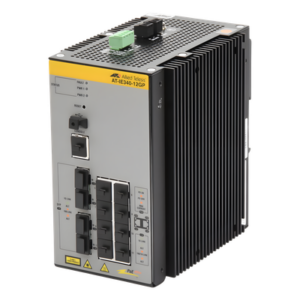 ALLIED TELESIS AT-IE340-12GP-980 – Switch Industrial PoE+ / Capa 3 / 8 Puertos Gigabit / 4 SFP / TAA