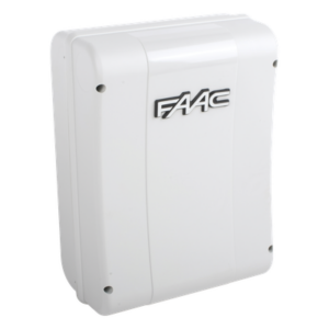 FAAC 7902862 – Cuadro de mando / 115V / Bus 2easy / -20°C a 55°C / Terminales Open A-B-Stop-Bus / Compatible S418 y 770N 24V