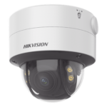 HIKVISION DS-2CD2747G2-LZS(C) – Domo IP / 4 MP / Color 24/7 / Lente Varifocal 3.6-9 mm / Luz Blanca 40 m (131 pies) / WDR 130 dB / IP67 / IK10 / AcuSense / MicroSD 512 GB
