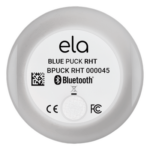 ELA Innovation BLUEPUCKRHT – Sensor BLE de Temperatura y Humedad / Rango -40°C a +85°C / Alcance 500 m (1640 ft) / IP65 / Autonomía 18 Años / NFC