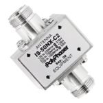 POLYPHASER IS-50NX-C2 – Protector Coaxial RF / 125-1000 MHz / 50 Ω / Conectores N Hembra / 50 kA / Tubo de Gas