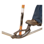 KLEIN TOOLS 51609 – Doblatubos Manual / Hierro Dúctil Fundido / EMT 3/4" e IMC 1/2" / Ángulos 10° a 60° / Pedal Ancho Antideslizante