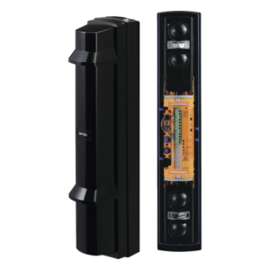 OPTEX SL-350QFR(B) – Barrera fotoeléctrica / 100 m (328 ft) / 4 rayos / 4 canales / Alimentación por baterías