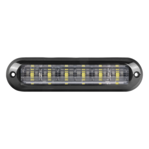 EPCOM INDUSTRIAL SIGNALING XLT1835AW – Luz Auxiliar Ultra Brillante / IP67 / 6 LEDs 3W / 12 Patrones / ECE R65 / SAE J595 / 142.6x36x14 mm / 5.6x1.4x0.6 in