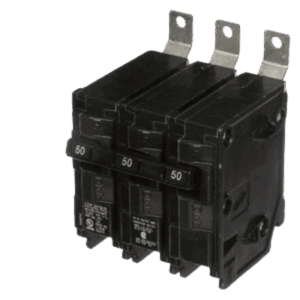 SIEMENS B350 – Interruptor Automático / 3 Polos / 50 A / 10 kA / Termomagnético / Montaje en Tablero / 120-240 V AC