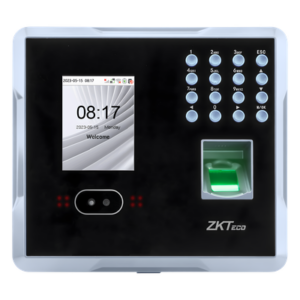 ZKTECO MB160PLUS – Terminal Multi-Biométrica de Asistencia y Control de Acceso / Reconocimiento Facial, Huella y Tarjeta / 2,000 Usuarios / 1,500 Rostros / 2,000 Huellas / 100,000 Eventos / TCP/IP Wi-Fi USB / ADMS / Pantalla 2.8" TFT