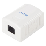 LINKEDPRO BY EPCOM LP-WP-38-C6A – Caja de Pared / 1 Puerto / Cat6A / UTP Sin Blindaje / T568A/B / 125 VAC / 1.5 A / AWG 23-26