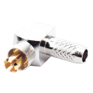 RF INDUSTRIES,LTD RMC-6010-B – Conector RF MC Card / Macho en Ángulo Recto / Anillo Plegable / Para Cable RG-316/U