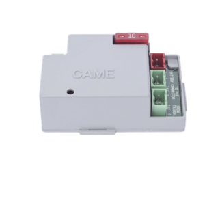 CAME 002RLB – Tarjeta de Respaldo de Baterías / 12 V / Carga 27 V 400 mA / Standby 75 mA / -20°C a +55°C / 93 x 43 x 51 mm