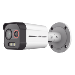 HIKVISION DS-2TD2608-1/QA/FP – Cámara Bala IP Térmica y Óptica / 4 MP ColorVu / Térmica 96 x 72 / Detección de Fuego 16.2 m (53.1 ft) / Medición de Temperatura -20°C a 300°C / IP67