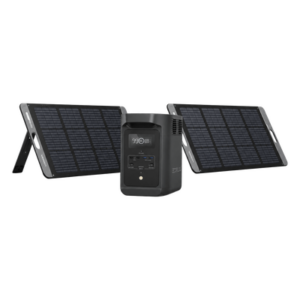 UGREEN KITE98015114 – Kit de Energía Portátil / 980 Wh / Salida AC 500 W (X-Boost 650 W) / Panel Solar 200 W / Batería LiFePO4 / UPS Inteligente
