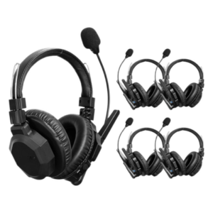 TXPRO TXMAX5 – Intercomunicador Inalámbrico Binaural / Cancelación de Ruido IA / Alcance 500 m (1640 ft) / Bluetooth / Batería 1050 mAh / Full-Duplex / Kit 5 Unidades