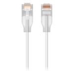 UBIQUITI UACC-CABLE-PATCH-EL-1M-W – Patchcord Cat 6 / 10 GbE / PoE+++ / 1 m (3.28 ft) / Etherlighting / RJ45 Translúcido / 2.5 mm