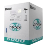 PANDUIT PUC6004YL-ME – Bobina Cable UTP / Categoría 6 Mejorado / 305 m (1000 ft) / 23 AWG / 4 Pares / PVC CM / Reelex