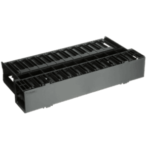 PANDUIT NCMH2 – Organizador de Cables Horizontal / Doble Frontal y Posterior / Rack 19in / 2UR / 1.75in de Altura