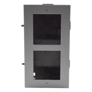 HIKVISION DS-KD-ACF2 – Marco de Instalación / 2 Módulos / Empotrable / Aluminio y Plástico / -40°C a +60°C (-40°F a 140°F)