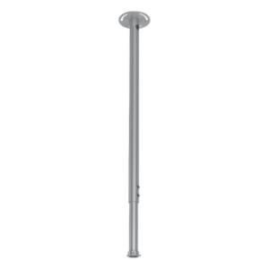 HIKVISION DS-1667ZJ-P – Montaje de Techo Telescópico para PTZ / Acero Inoxidable / 1500-2500 mm (4.9-8.2 ft) / 10.85 kg / Plateado