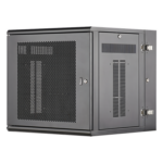 PANDUIT PZWMC12P – Gabinete de Montaje en Pared / 19in / 12 UR / 635mm (2.08ft) Profundidad / Puerta Ventilada / 250 lb Capacidad