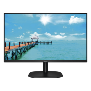 AOC 27B2H – Monitor LED de 27" VESA, Resolución 1920 x 1080 Pixeles, Entradas de Video VGA / HDMI. Panel IPS LCD Backlight LED. Ultra Delgado