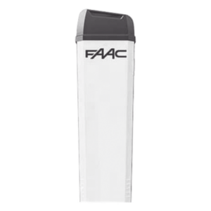 FAAC 1046141 – Barrera Vehicular / Brazo hasta 4.8 m (15.7 ft) / 150 Ciclos por Hora / 115 VAC / Motor 24 VDC con Encoder / IP para Temperatura -20 a 55°C