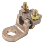 TOTAL GROUND TGCR11ET – Conector Antivandálico de Bornes / 1/2" / Calibre 4 a 1/0 AWG / Bronce Estañado / Diámetro 5.827 a 8.251 mm