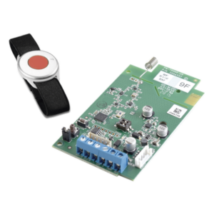 CROW FW-TRANS-9F-B – Kit de Transceptor Inalámbrico 916MHz. 2 Vías y Botón de Pánico compatible con panel Crow