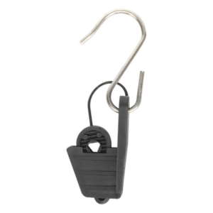 LINKEDPRO BY EPCOM LP-DWC – Tensor para Fibra Óptica / Drop Plana 5x2 mm / Redonda 3 mm / 500 N / 40 g / ABS + Acero Inoxidable 201