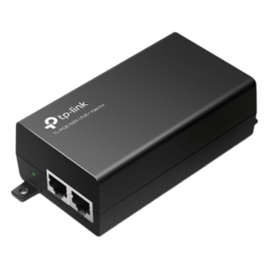 TP-LINK TL-POE160S – Inyector PoE+ / 30W / Gigabit 802.3af/at / 2 Puertos 10/100/1000 Mbps / Alcance 100 m (328 ft) / Plug and Play