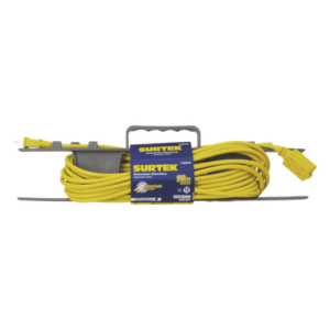 SURTEK SYS-136041 – Extensión Eléctrica de Uso Rudo / 4 m (13.1 ft) / 127 VCA / 10 A / Calibre 16 AWG / Doble Aislamiento