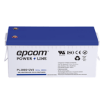 EPCOM POWERLINE PL200D12V2 – Batería de Respaldo AGM / 12 VCC / 200 Ah / Ciclo Profundo / Terminales T5 / Certificación UL
