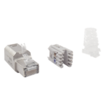 SIEMON ZP1-6AS-00S – Conector RJ45 Cat6A Blindado / Terminación en Campo / 10 Gbps / Sin Clip Protector / UL 2043 Plenum
