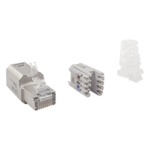 SIEMON ZP1-6AS-00S – Conector RJ45 Cat6A Blindado / Terminación en Campo / 10 Gbps / Sin Clip Protector / UL 2043 Plenum