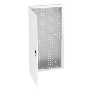 PANDUIT MS28EHDS – Gabinete de Montaje en Pared / Acero Calibre 18 / Capacidad 16 kg (35 lb) / Puerta Reversible con Cerradura / Ventilación Integrada / 28 in de Altura