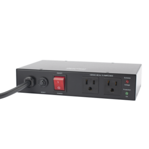 EPCOM POWERLINE EPLCON2O – Acondicionador de Voltaje / 2 Salidas NEMA 5-15R / 1,800 W / 15 A / Supresión de Picos 1,080 J / Filtro EMI/RFI / Gabinete Metálico